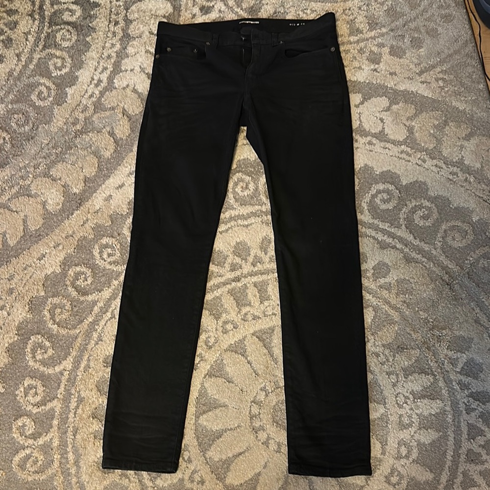 Saint Laurent Black Slim Jeans